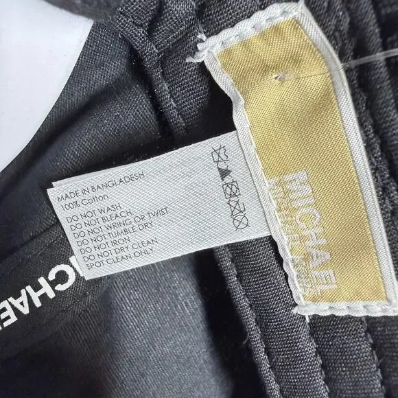 Michael Kors MK Logo Monogram Baseball Cap black/gray adjustable strap OS - NWT - Picture 7 of 8